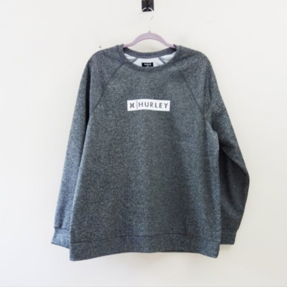 Hurley Men's Raglan Pullover Crewneck Long Sleeve Performance Sweatshirt (L) NWT